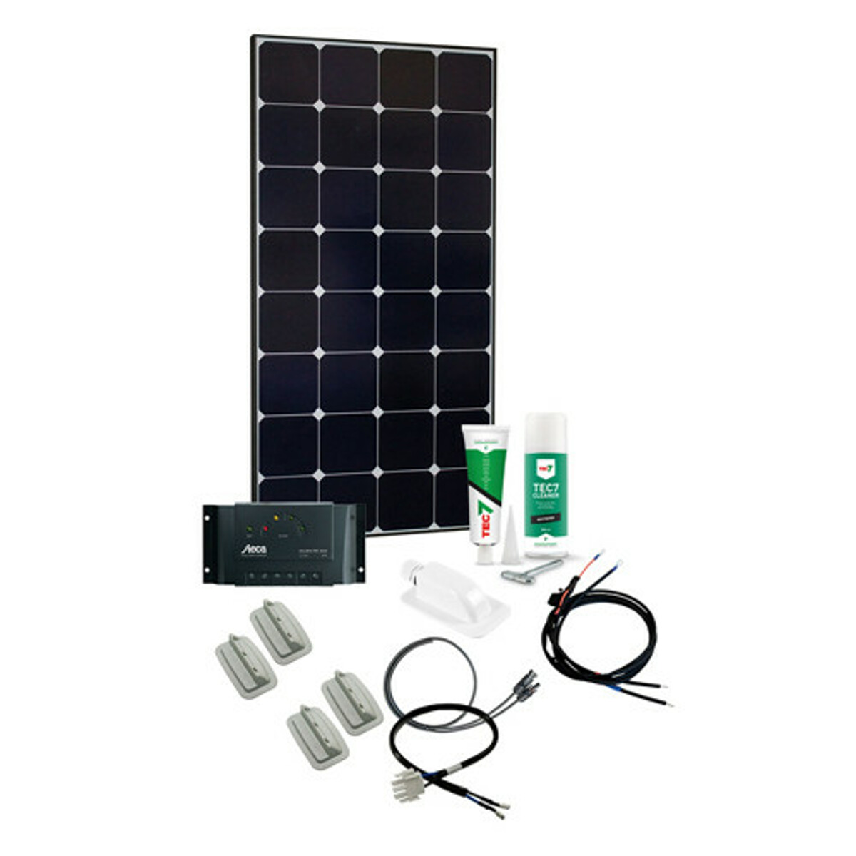 Off-grid solar kit for caravan - 120Wp - eshop Frankensolar EE